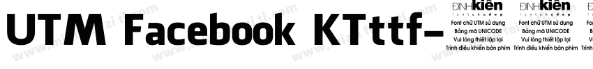UTM Facebook KTttf字体转换
